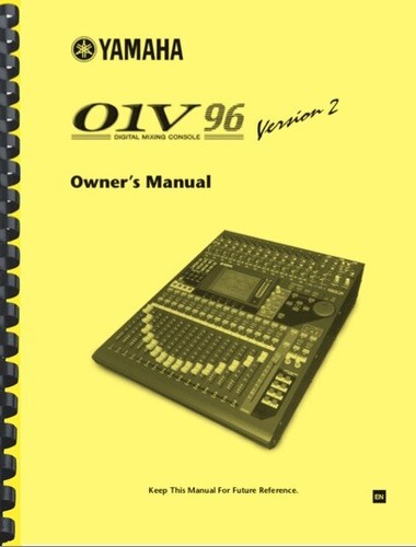 Yamaha 01v96 console mixaggio - yamaha,
