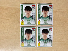 Lotto x4 figurine Panini Pro League 2022-2023 Ayase Ueda Rookie #66 Cercle Brugge