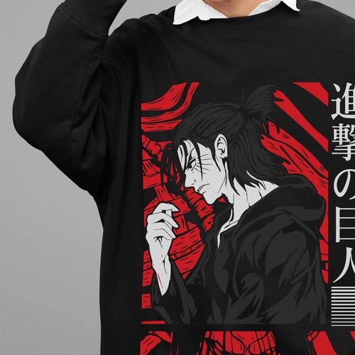 Felpa attack titan maglione - felpa,
