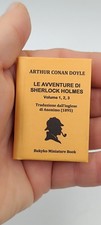 LE AVVENTURE DI SHERLOCK HOLMES - A. C. DOYL.E - MINIATURA DA COLLEZIONE.
