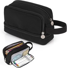 Astuccio Scuola, Astuccio di Grande Capacità con 3 Scomparti,Astuccio Portapenne