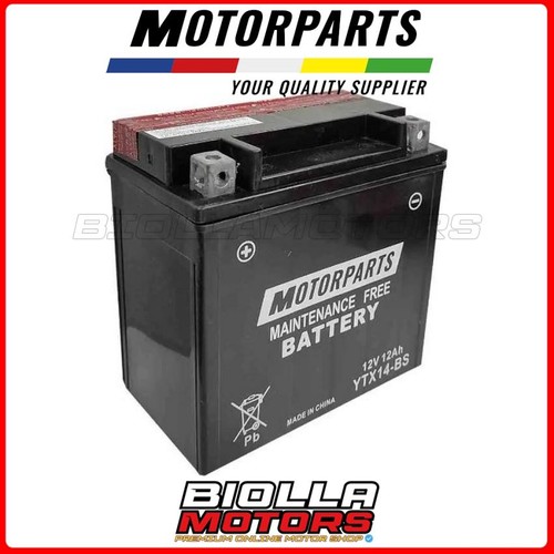 Ytx14 batteria motorparts - batteria,