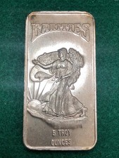 Rarità Mint Walking Liberty RARO lingotto argento 999 5 oz anni 80 FINE