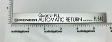 Pioneer PL-540 Giradischi