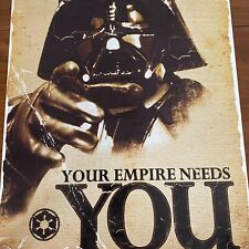 Insegna Poster Il Tuo Impero Ha Bisogno di Te Star Wars Darth Vader 2012 Lucasfilms