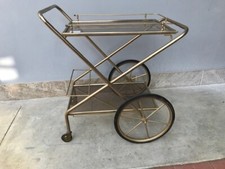 Carrellino Porta Liquori/Vivande di Ferro Ottonato - Conservato