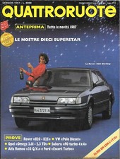 Quattroruote 375 Gennaio 1987