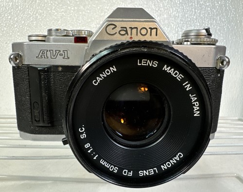Canon silver slr - canon, av-1