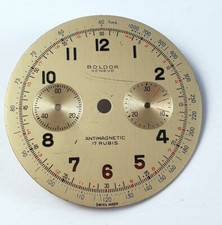 anni '50 - QUADRANTE BOLDOR GENEVE PER CRONOGRAFO LANDERON - mm. 34