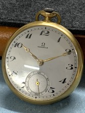OMEGA pocket watch Gold 18 K ,diametro 47,5 mm