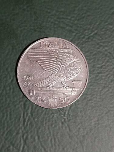 Moneta italia regno - -, 50