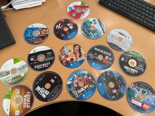 Dischi gioco difettosi - dischi,