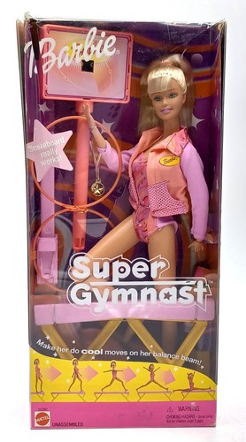 2001 super gymnast barbie - 2001,