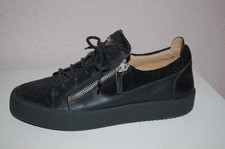 GIUSEPPE ZANOTTI sneakers basse uomo pelle/mix doppia zip tg 43
