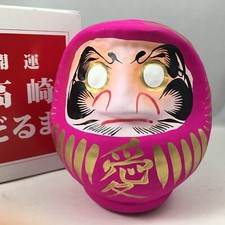 Japanese 4.5" Pink Daruma Doll