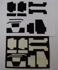 Pocher 1:8 Porsche K31 set velluto nero nuovo originale gruppo B A7