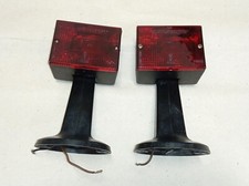 Coppia faretti STOP interno lunotto accessori VINTAGE auto d'epoca Anni 70 80