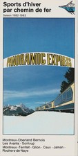 Sports d'hiver par chemin de fer. Saison 1982-1983. Panoramic Express (Faltprosp