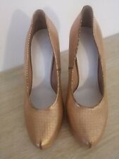 MAISON MARTIN MARGIELA SCARPE TACCO 12 COLOR ROSA METALLICO MAI INDOSSATE.