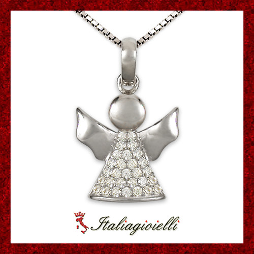 Collana angelo pavè donna - pavè,