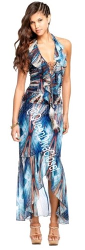 Maxi abito piuma bambino - , phat