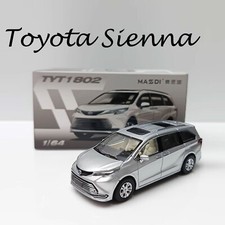Modellino pressofuso Masdi 1:64 - minivan sportivo argento Toyota Siena