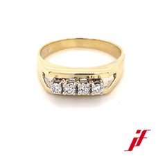 Anello In Oro Giallo/Bianco
