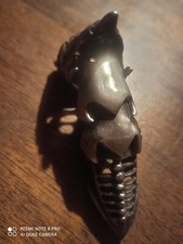 Anello medievale in peltro in stile dragone goth dark metal