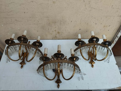 Tris antiche applique da - antiche,