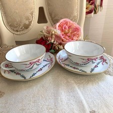 Raro set coppia piattini tazza