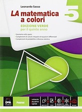 matematica a colori verde 5 +eb matematica it e ip sasso 8849420242