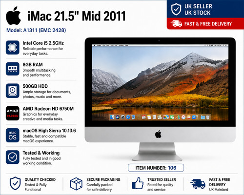 Apple imac metà 2011 - apple, 21,5"