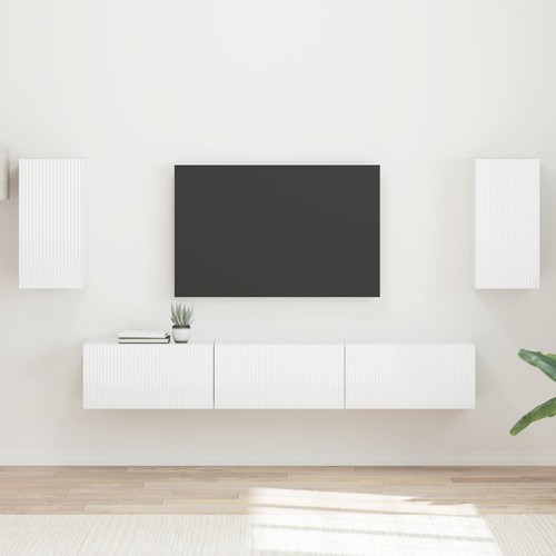 Set mobile pcs - tv, bianco