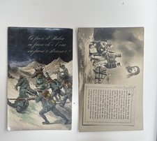 Two postcards WWI Royal Army