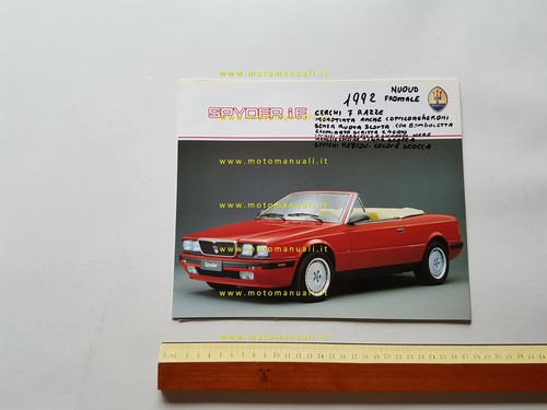 Maserati spyder 1990 - maserati,