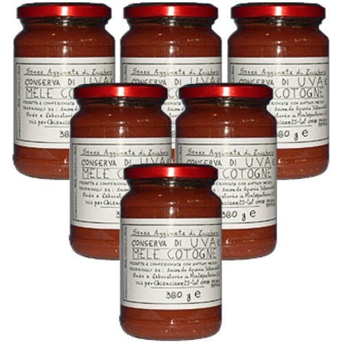 Conserva mele cotogne uva - di, e