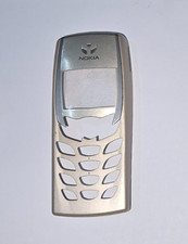 Custodia fascia anteriore originale Nokia 6510 argento grado A/B