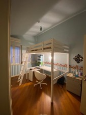letto a soppalco Ikea bianco