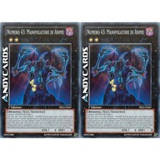 2x NUMERO 43: MANIPOLATORE DI ANIME • Comune • PRIO IT047 • 1Ed • Yugioh!