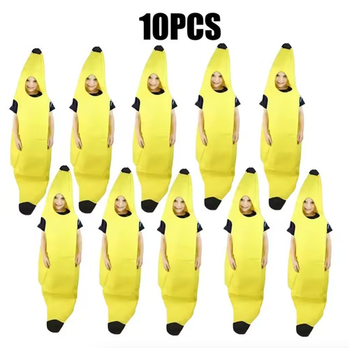 Costume banana pezzi - banana, 10
