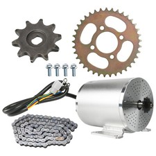 Catena Pignone Motore Elettrico 1000W 1800W 3000W per Trike Drift Golf Cart E-Bike