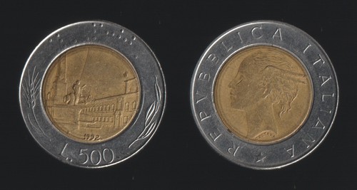 500 lire 1992 quirinale - 500,
