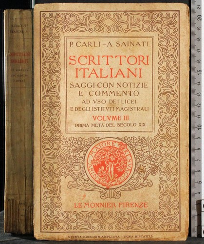 Scrittori italiani vol - scrittori,