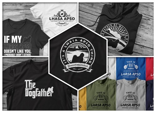 Shirt lhasa apso con - t-shirt,