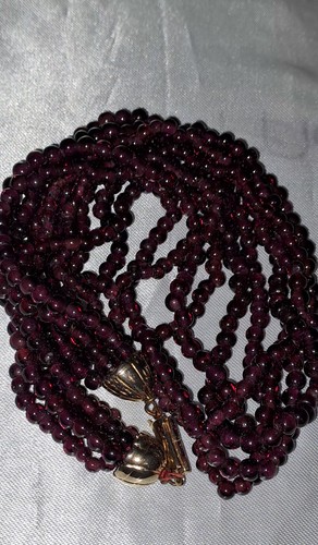Collana girocollo multifilo - collana,