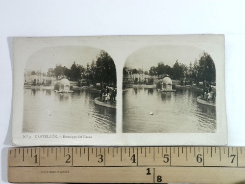 Antique stereoview card - stereoview,