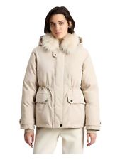 Giubbotto Parka da Donna Woolrich Taglia S-M Colore Crema