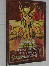 CAVALIERI dello ZODIACO-saint cloth myth virgo shaka scheda tecnica con medag...