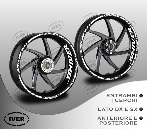 Adesivi cerchi aprilia - , shiver