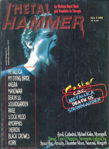 Metal hammer rivista - metal,